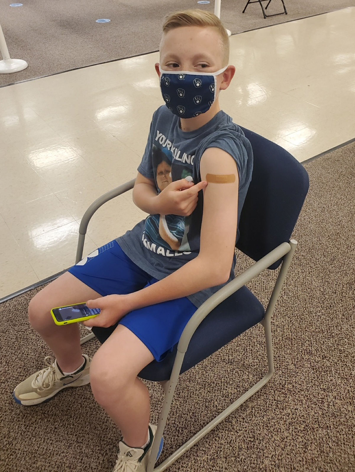 First in line for vaccine
